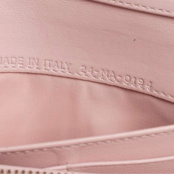 Dior Lady Dior wallet on chain in pink Cannage lambskin leather - Picture 6 of 11